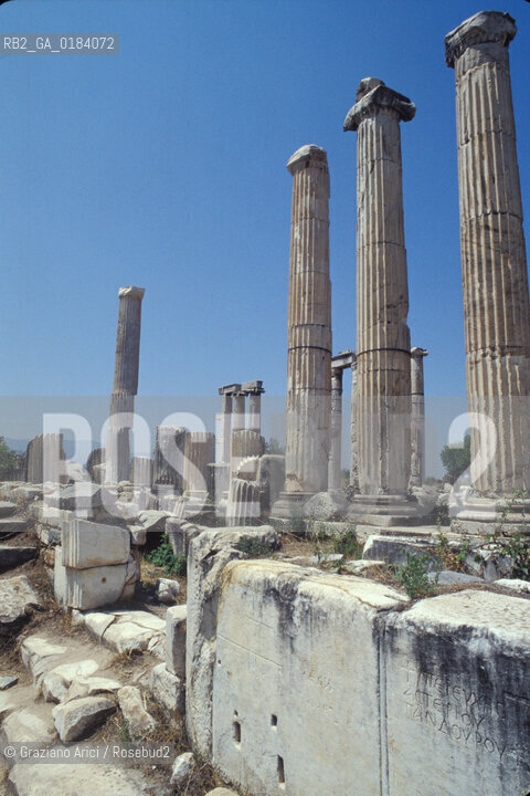 ( TURCHIA ) AFRODISIAS : ZONA ARCHEOLOGICA  -  © 1986 Graziano Arici/Rosebud2 / GEO /