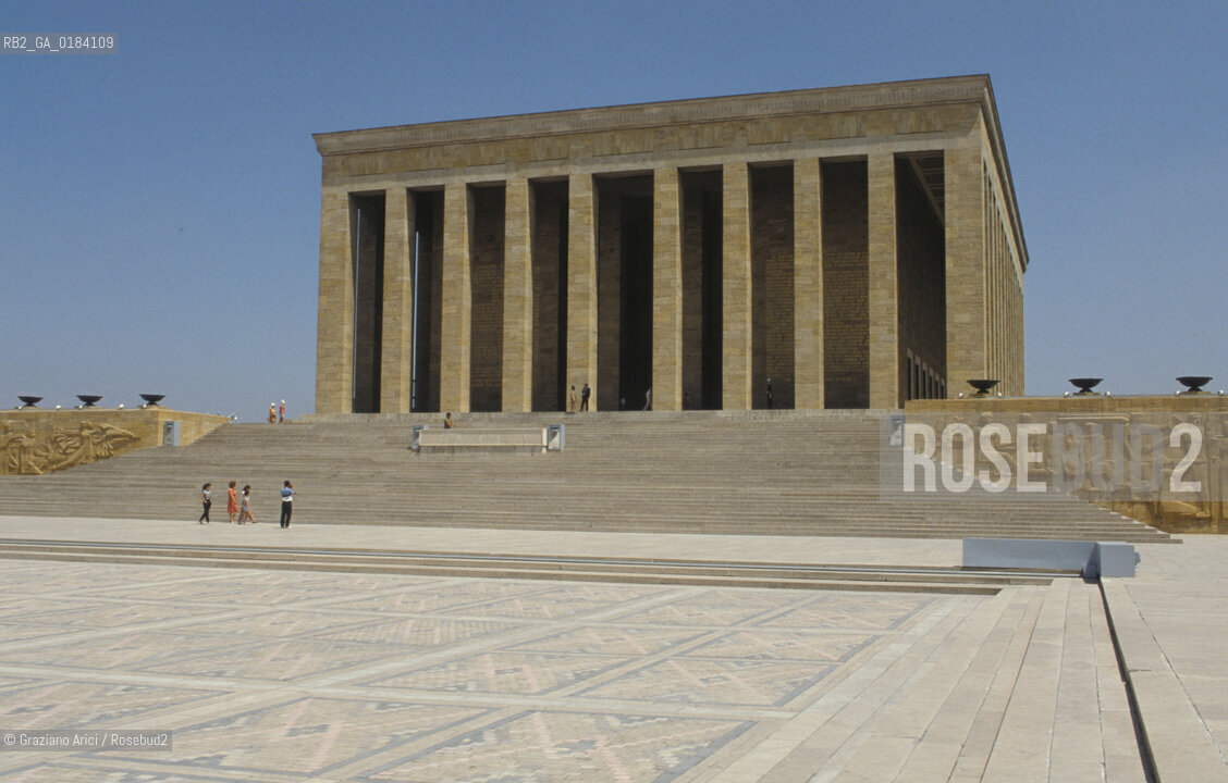 ( TURCHIA ) ANKARA  : MAUSOLEO DI KEMAL ATATURK -  © 1986 Graziano Arici/Rosebud2 / GEO