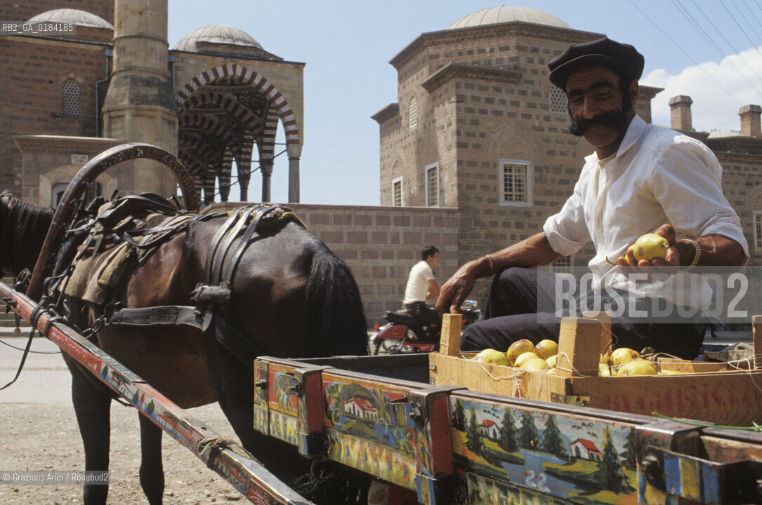 ( TURCHIA ) ANATOLIA : FRUTTIVENDOLO  -  © 1986 Graziano Arici/Rosebud2 / GEO
