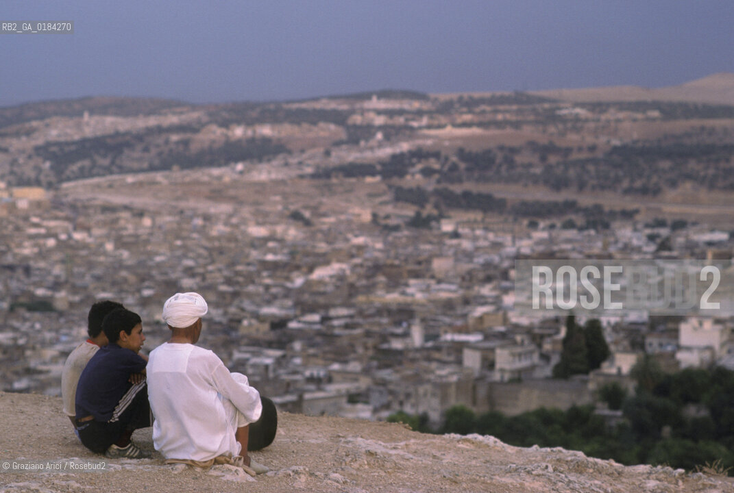 ( MAROCCO ) FEZ : VISTA  DELLA MEDINA - © 1996 Graziano Arici/Rosebud2 / GEO /