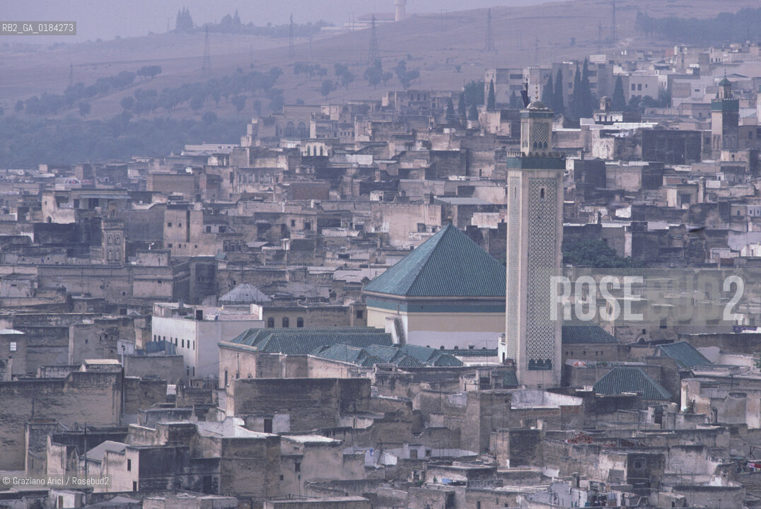( MAROCCO ) FEZ : VISTA DELLA MEDINA - FES EL BALI  - © 1996 Graziano Arici/Rosebud2 / GEO /