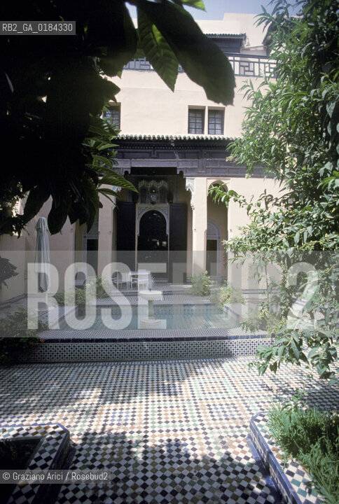 ( MAROCCO ) FEZ :  FES EL BALI  HOTEL PALAIS JAMAIS  - © 1996 Graziano Arici/Rosebud2 / GEO