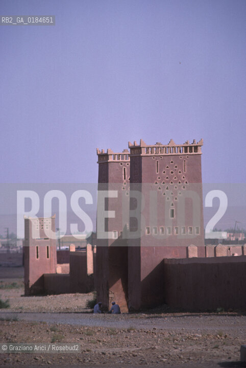 ( MAROCCO ) MAROCCO DEL SUD :VILLAGGIO DI  ER-RACHIDIA   - © 1996 Graziano Arici/Rosebud2 / GEO /