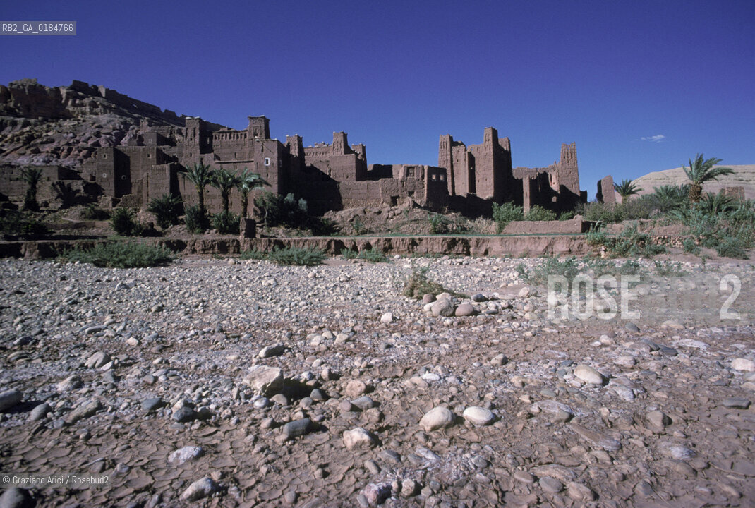( MAROCCO ) SUD DEL MAROCCO : KASBAH DI AIT BENHADDOU   - © 1996 Graziano Arici/Rosebud2 / GEO