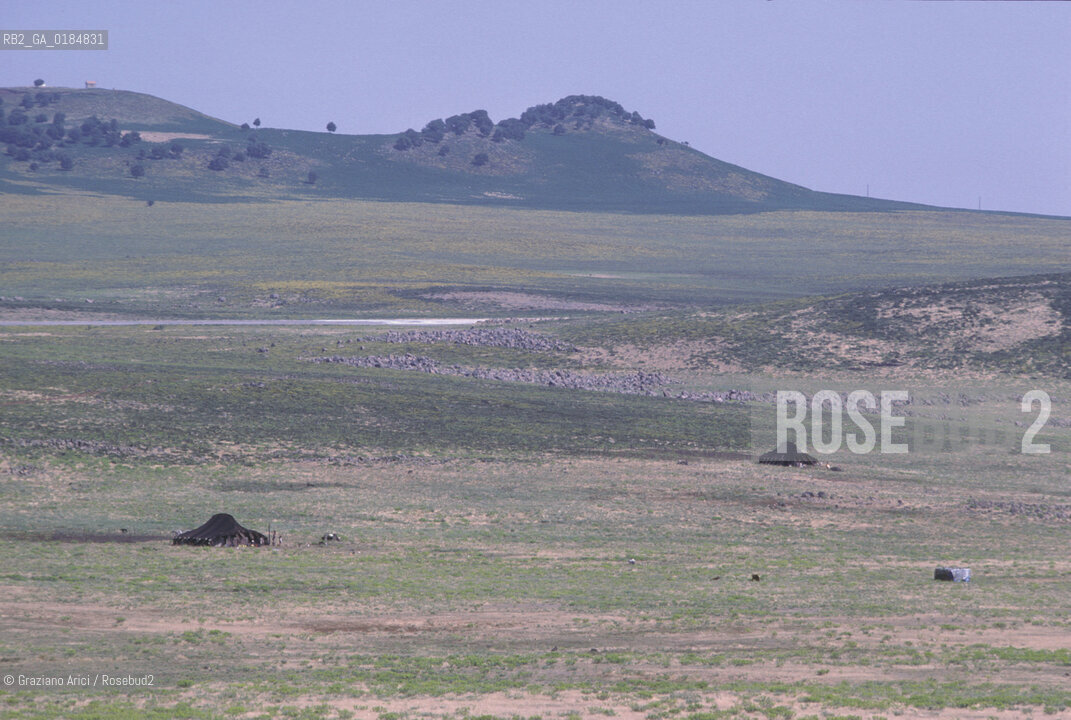 ( MAROCCO ) ALTO ATLANTE : TENDE DI BERBERI NOMADI - © 1996 Graziano Arici/Rosebud2 / GEO