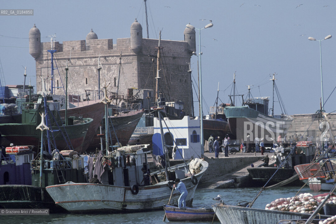 ( MAROCCO ) COSTA ATLANTICA : PORTO DI ESSAOUIRA - © 1996 Graziano Arici/Rosebud2 / GEO