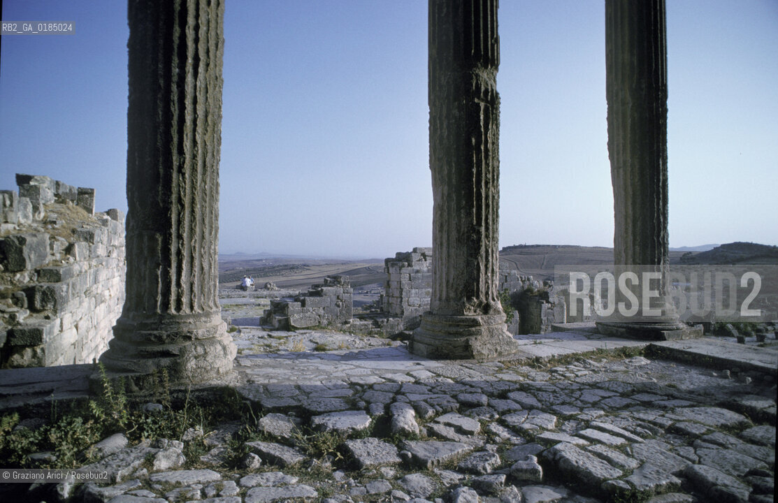 ( TUNISIA ) SITO ARCHEOLOGICO DI DOUGGA  - © 1996 Graziano Arici/Rosebud2 / GEO