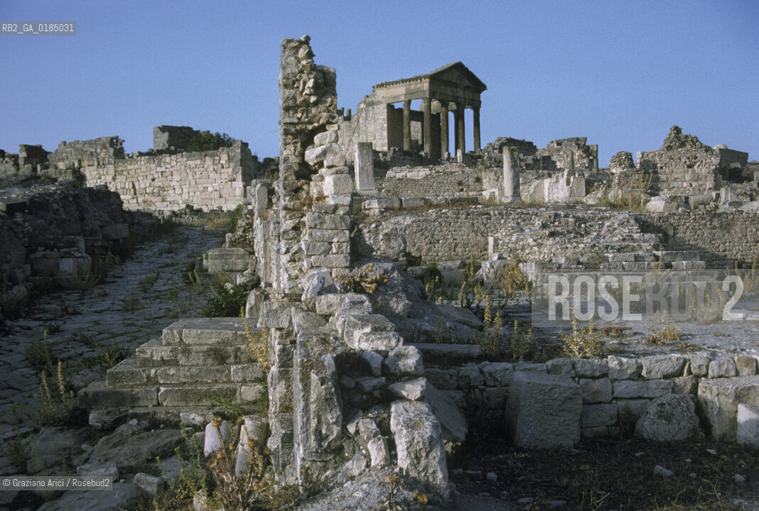 ( TUNISIA ) SITO ARCHEOLOGICO DI DOUGGA  - © 1996 Graziano Arici/Rosebud2 / GEO