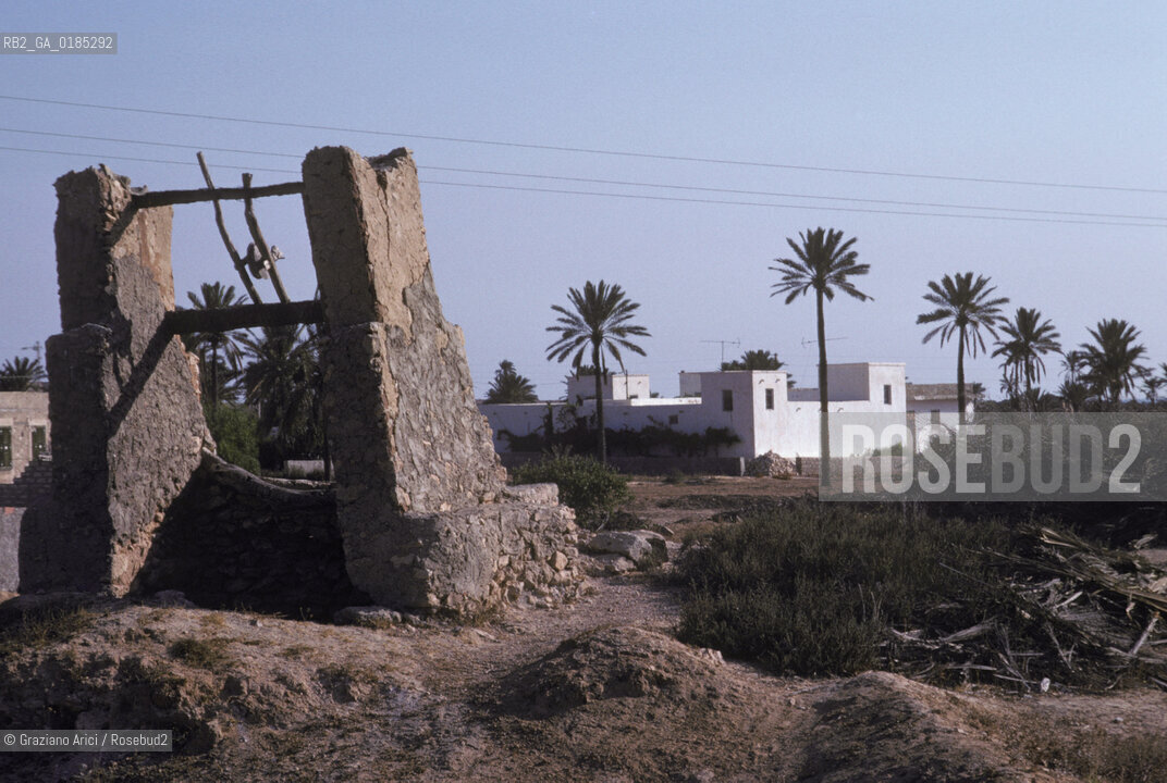 ( TUNISIA )  ISOLA DJERBA ( JERBA ) : VILLAGGIO - © 1996 Graziano Arici/Rosebud2 / GEO