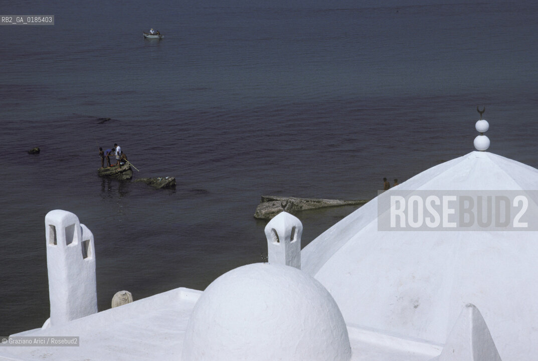 ( TUNISIA ) HAMMAMET  : LA MEDINA E IL MARE - © 1996 Graziano Arici/Rosebud2 / GEO