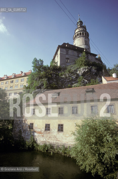 ( REPUBBLICA CECA ) - BOEMIA -  CESKY KRUMLOV : LO ZAMEK ( IL CASTELLO )  - © 1986 Graziano Arici/Rosebud2 / GEO