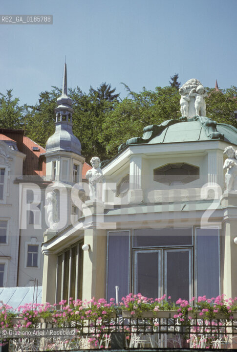 ( REPUBBLICA CECA ) -  BOEMIA  -  MARIANSKE LAZNE  ( MARIENBAD ) -   HOTEL  - © 1986 Graziano Arici/Rosebud2 / GEO / TERME / ACQUA