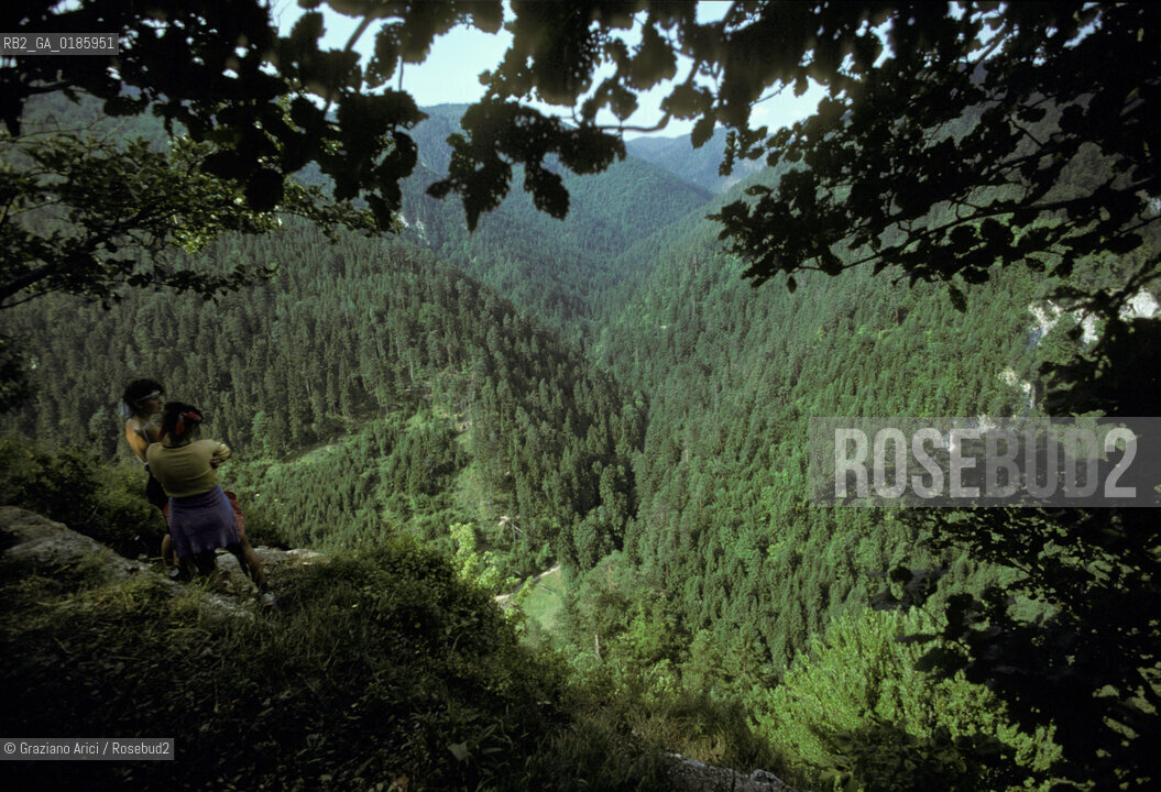 ( REPUBBLICA SLOVACCA  ) -  SLOVACCHIA  - PARCO DETTO  PARADISO SLOVACCO   - © 1986 Graziano Arici/Rosebud2 / GEO