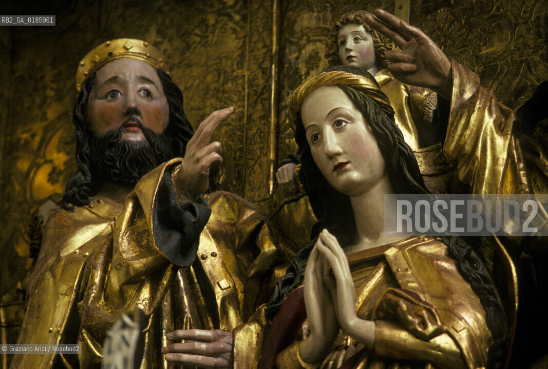 ( REPUBBLICA SLOVACCA  ) -  SLOVACCHIA  - SPISSKY KAPITULA ( BASILICA DI S.MARTINO ) ANCONA DELLINCORONAZIONE DELLA VERGINE DEL MAESTRO PAVEL  - © 1986 Graziano Arici/Rosebud2 / GEO