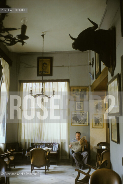 ( SPAGNA  ) ANDALUSIA  GRANADA  : CIRCOLO TAURINO  © 1990 Graziano Arici/Rosebud2 / GEO