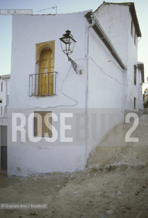 ( SPAGNA  ) ANDALUSIA  GRANADA  : QUARTIERE DELLALBAICIN  © 1980 Graziano Arici/Rosebud2 / GEO