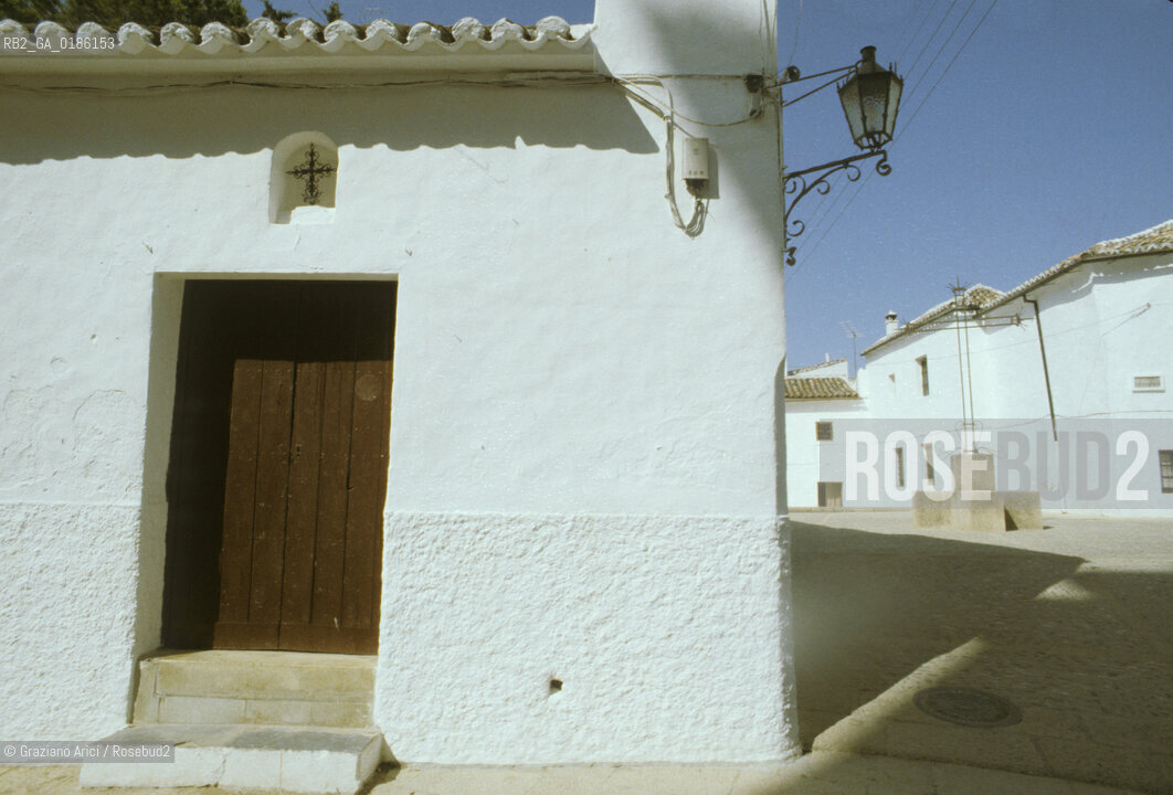 ( SPAGNA  ) ANDALUSIA  RONDA  : UNA STRADA   © 1980 Graziano Arici/Rosebud2 / GEO