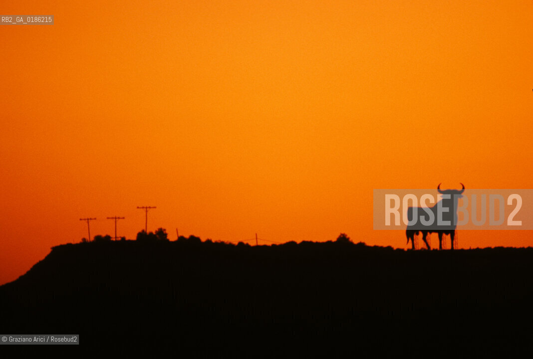 ( SPAGNA  ) ANDALUSIA  PAESAGGIO © 1980 Graziano Arici/Rosebud2 / GEO INSEGNA TORO