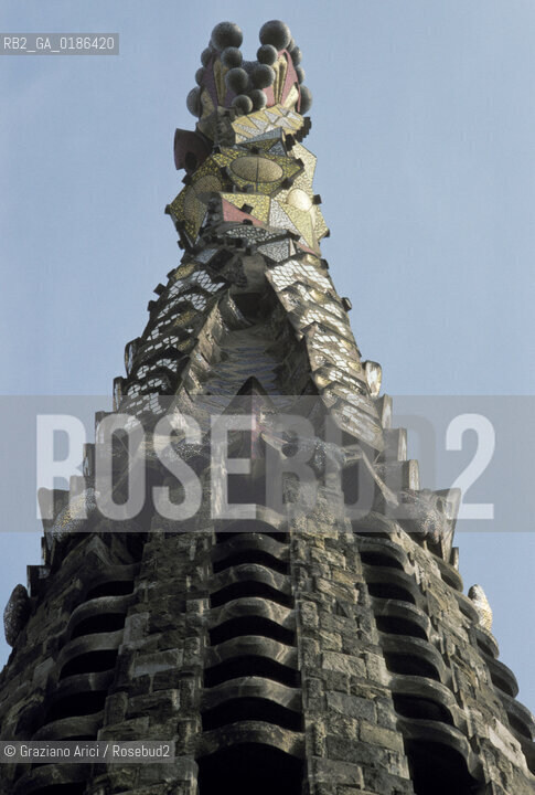 ( SPAGNA  ) CATALOGNA BARCELLONA : LA CATTEDRALE DE LA SAGRADA FAMILIA DI ANTONIO GAUDI   © 1990 Graziano Arici/Rosebud2 / GEO ARCHITETTURA MODERNA