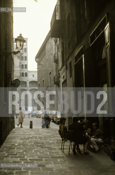 ( SPAGNA  ) CATALOGNA BARCELLONA : BARRIO GOTICO   © 1990 Graziano Arici/Rosebud2 / GEO