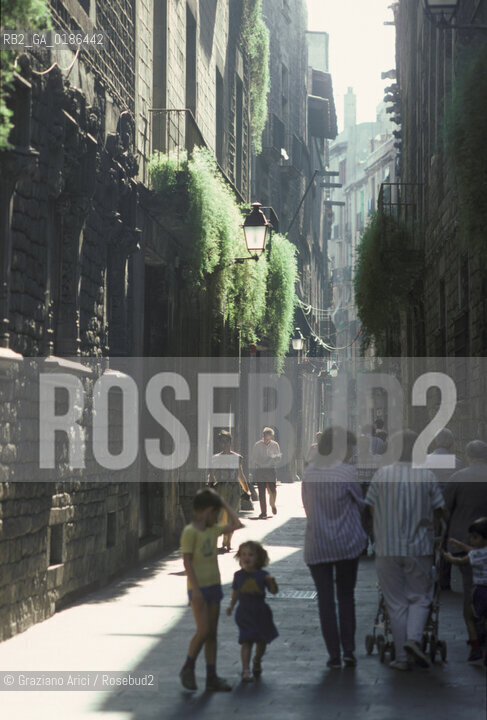 ( SPAGNA  ) CATALOGNA BARCELLONA : BARRIO GOTICO © 1990 Graziano Arici/Rosebud2 / GEO