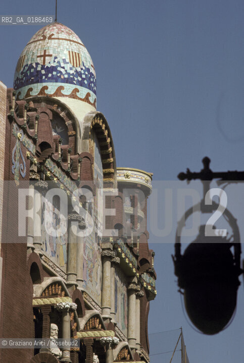 ( SPAGNA  ) CATALOGNA BARCELLONA : TEATRO PALAZZO DELLA MUSICA CATALANA   © 1990 Graziano Arici/Rosebud2 / GEO / ARCHITETTURA MODERNA