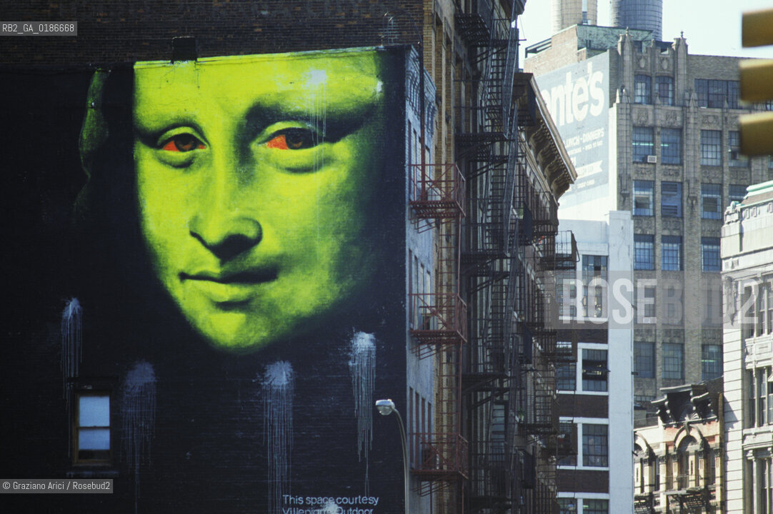 ( STATI UNITI DAMERICA - USA  ) NEW YORK CITY :  GRAFFITI A SOHO  - © 1986 Graziano Arici/Rosebud2 / GEO /