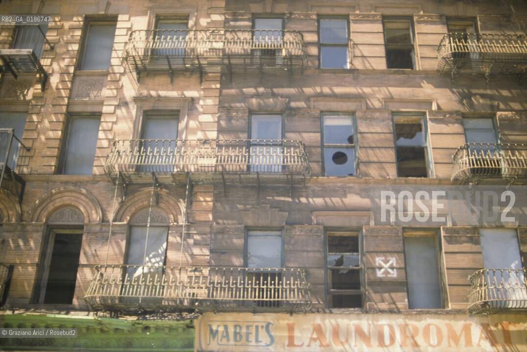 ( STATI UNITI DAMERICA - USA  ) NEW YORK CITY : HARLEM   - © 1986 Graziano Arici/Rosebud2 / GEO