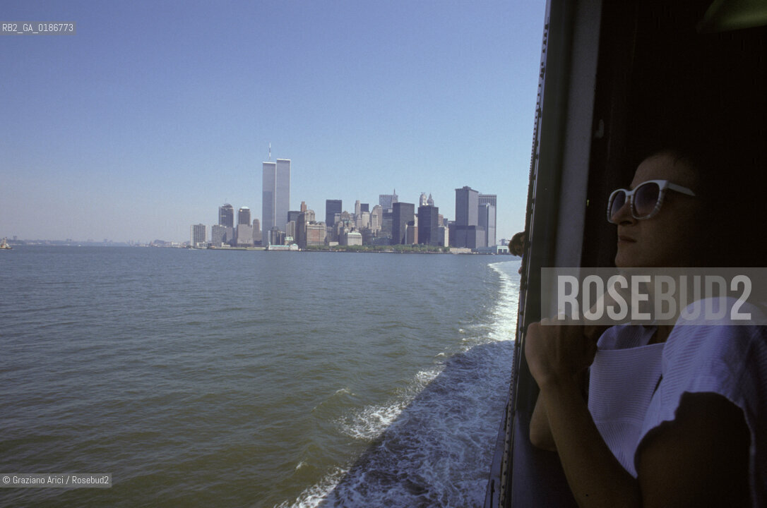 ( STATI UNITI DAMERICA - USA  ) NEW YORK CITY : MANHATTAN SKYLINE   - © 1986 Graziano Arici/Rosebud2 / GEO