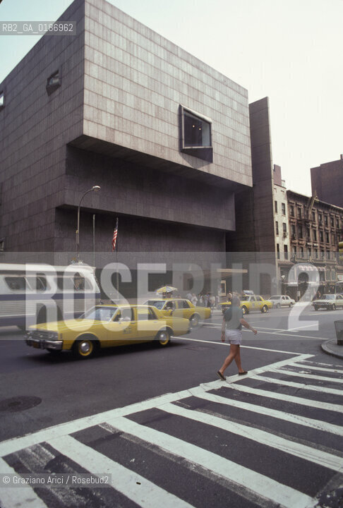 ( STATI UNITI DAMERICA - USA  ) NEW YORK CITY : IL WHITNEY MUSEUM OF AMERICAN ART    - © 1986 Graziano Arici/Rosebud2 / GEO / MUSEO