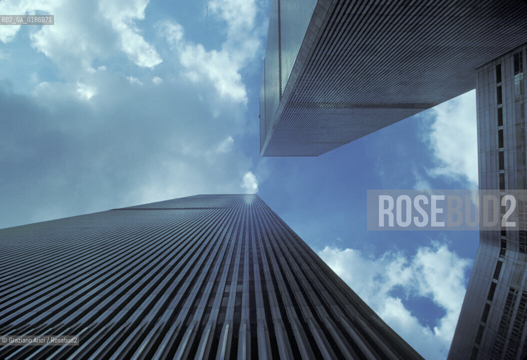 ( STATI UNITI DAMERICA - USA  ) NEW YORK CITY : IL GRATTACIELO WORD TRADE CENTER  - © 1986 Graziano Arici/Rosebud2 / GEO