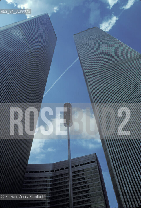 ( STATI UNITI DAMERICA - USA  ) NEW YORK CITY : IL GRATTACIELO WORD TRADE CENTER  - © 1986 Graziano Arici/Rosebud2 / GEO