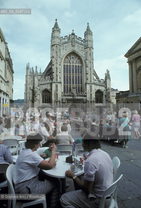 ( GRAN BRETAGNA  ) BATH : ABBEY CHURCH   © 1990 Graziano Arici/Rosebud2 / GEO / AVON