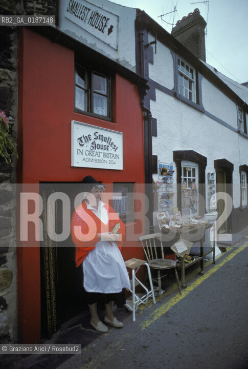 ( GRAN BRETAGNA  ) CONWY :  LA CASA PIU PICCOLA IN GRAN BRETAGNA   © 1990 Graziano Arici/Rosebud2 / GEO / GALLES / GUINESS