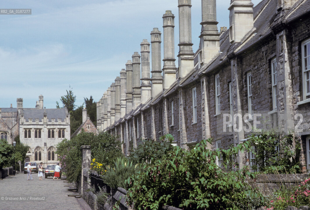 ( GRAN BRETAGNA  )  WELLS : VICARS CLOSE    © 1990 Graziano Arici/Rosebud2 / GEO / SOMERSET /