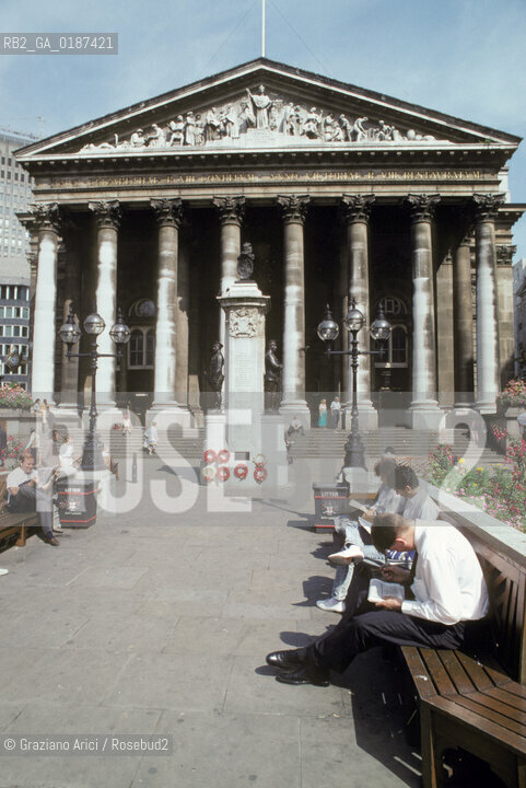 ( GRAN BRETAGNA  )  LONDRA  :  LA CITY E LA BORSA   © 1990 Graziano Arici/Rosebud2 / GEO