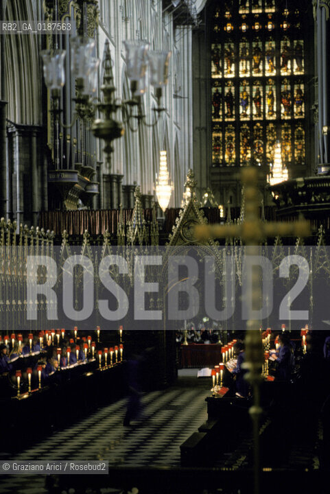 ( GRAN BRETAGNA  )  LONDRA  :  LA CATTEDRALE DI WESTMINSTER   © 1990 Graziano Arici/Rosebud2 / GEO