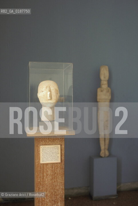 ( GRECIA  ) ATENE : MUSEO NAZIONALE - STATUA ARCAICA  - © 1990 Graziano Arici/Rosebud2 / GEO
