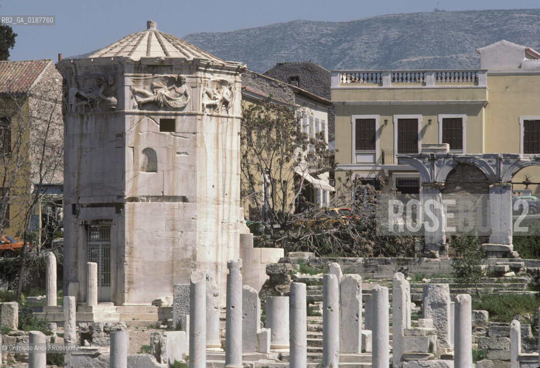( GRECIA  ) ATENE : AGORA ROMANA  TORRE DEI VENTI  -   - © 1990 Graziano Arici/Rosebud2 / GEO