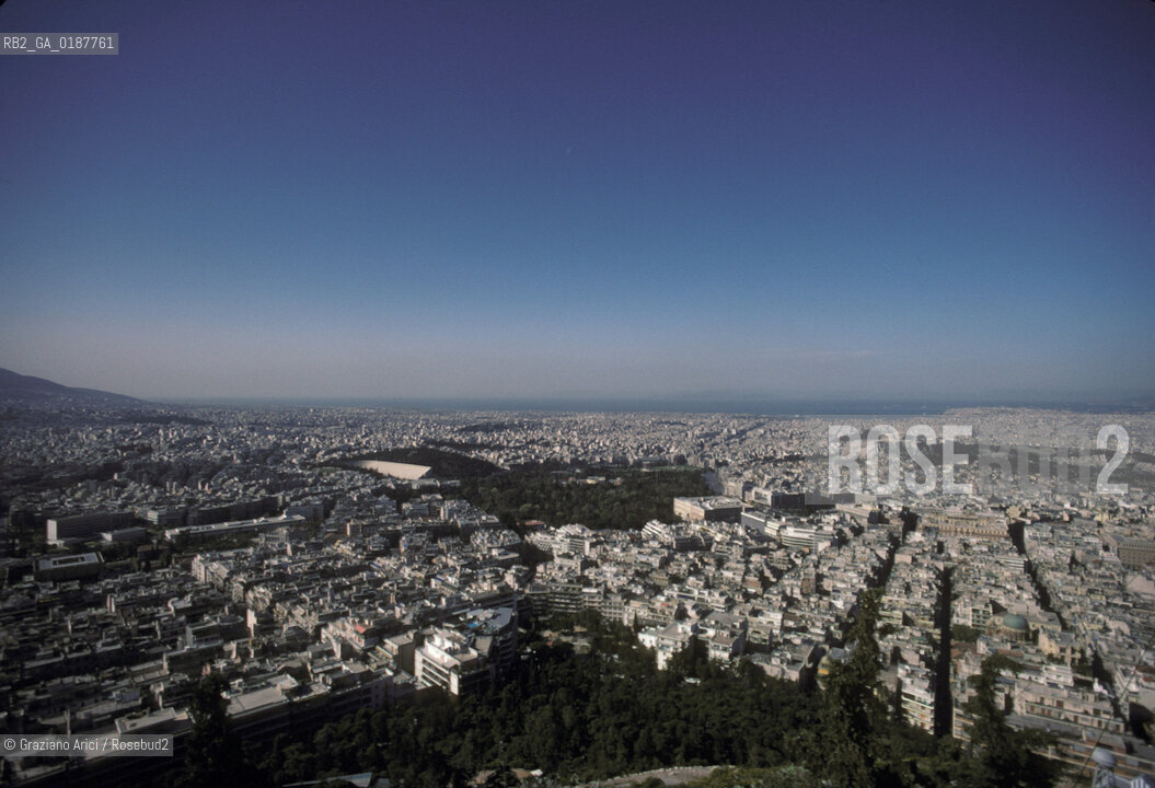 ( GRECIA  ) ATENE : PANORAMA  -   - © 1990 Graziano Arici/Rosebud2 / GEO