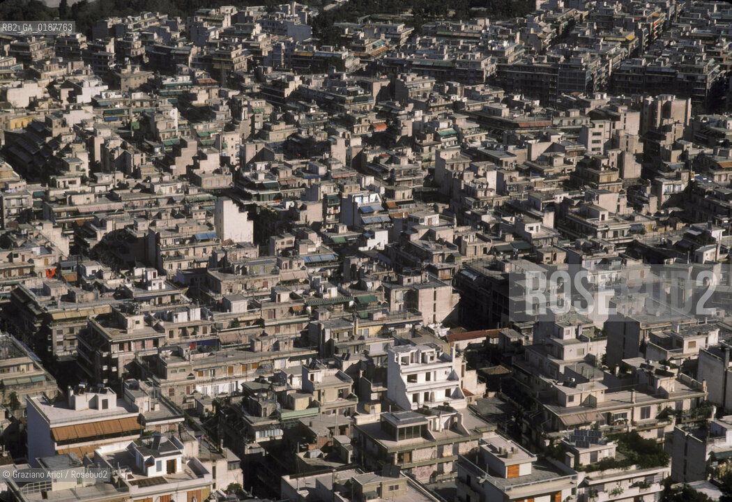 ( GRECIA  ) ATENE : PANORAMA DELLA CITTA  - © 1990 Graziano Arici/Rosebud2 / GEO