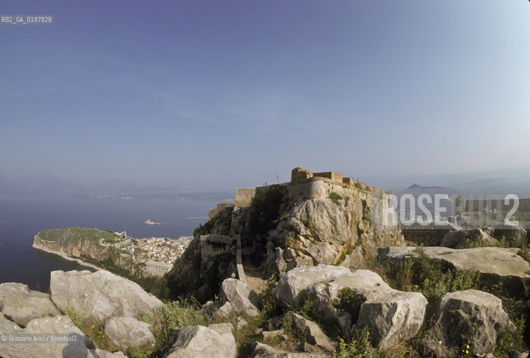 ( GRECIA  ) NAUPLIA : FORTEZZA VENEZIANA DI NAUPLIA PALAMEDE  - © 1990 Graziano Arici/Rosebud2 / GEO / PELOPPONESO / ARGOLIDE