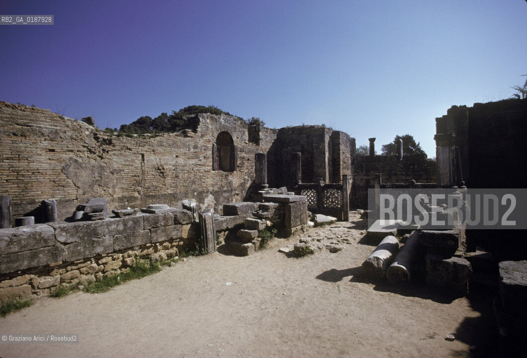 ( GRECIA  ) OLIMPIA : ATELIER DI FIDIA  - © 1990 Graziano Arici/Rosebud2 / GEO / PELOPPONESO / ELIDE / ARTE