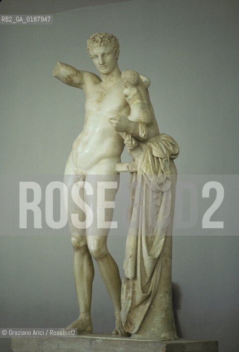 ( GRECIA  ) OLIMPIA : MUSEO DI OLIMPIA - LHERMES DI PRASSITELE   - © 1990 Graziano Arici/Rosebud2 / GEO / PELOPPONESO / ELIDE / ARTE