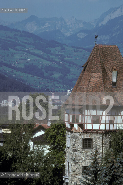 ( PRINCIPATO DEL LIECHTENSTEIN  ) VADUZ : IL CASTELLO  © 2002 Graziano Arici/Rosebud2 / GEO