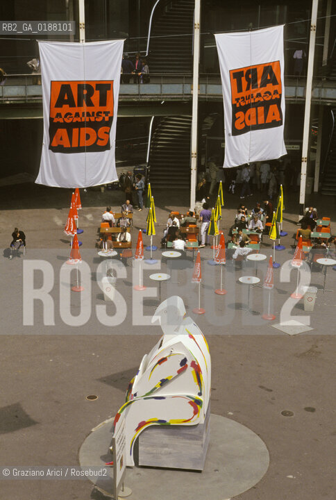 ( SVIZZERA CONFEDERAZIONE ELVETICA  ) BASILEA : LA FIERA DARTE MODERNA E CONTEMPORANEA ART BASEL  © 1995 Graziano Arici/Rosebud2 / GEO