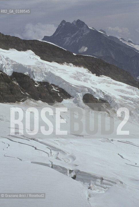 ( SVIZZERA CONFEDERAZIONE ELVETICA  ) CANTONE DI BERNA  GHIACCIAIO DELLO JUNGFRAU   © 1995 Graziano Arici/Rosebud2 / GEO SCI NEVE MONTAGNA