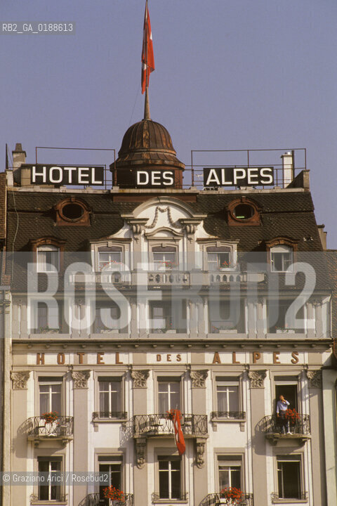 ( SVIZZERA CONFEDERAZIONE ELVETICA  ) CANTONE DI LUCERNA  LUCERNA : IL KAPELLBRUCKE   © 1995 Graziano Arici/Rosebud2 / GEO