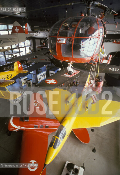 ( SVIZZERA CONFEDERAZIONE ELVETICA  ) CANTONE DI LUCERNA LUCERNA : IL MUSEO SVIZZERO DEI TRASPORTI    © 1995 Graziano Arici/Rosebud2 / GEO AREOPLANO