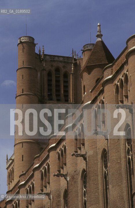 ( FRANCIA  )  MIDI-PYRENEES ALBI : LA CATTEDRALE STE-CECILE © 1999 Graziano Arici/Rosebud2 / GEO